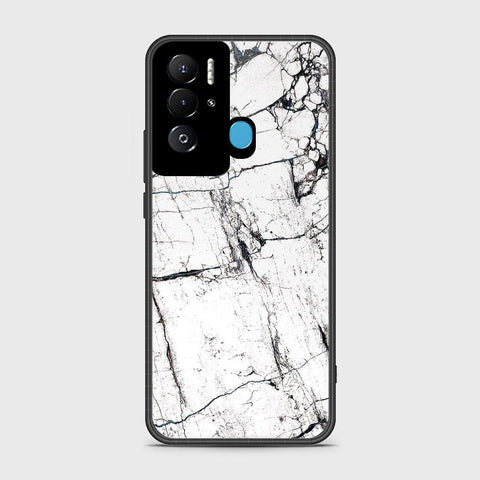 Tecno Pova Neo Cover- White Marble Series 2 - HQ Ultra Shine Premium Infinity Glass Soft Silicon Borders Case