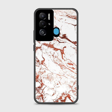 Tecno Pova Neo Cover- White Marble Series 2 - HQ Ultra Shine Premium Infinity Glass Soft Silicon Borders Case