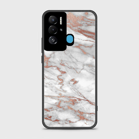 Tecno Pova Neo Cover- White Marble Series 2 - HQ Ultra Shine Premium Infinity Glass Soft Silicon Borders Case