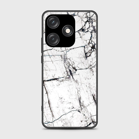 Tecno Spark 10 Cover - White Marble Series 2 - HQ Premium Shine Durable Shatterproof Case