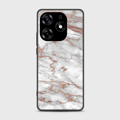 Tecno Spark 10 Pro Cover - White Marble Series 2 - HQ Premium Shine Durable Shatterproof Case