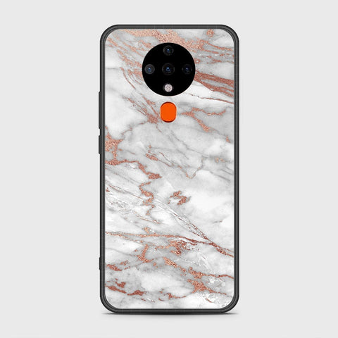 Tecno Spark 6 Cover- White Marble Series 2 - HQ Premium Shine Durable Shatterproof Case