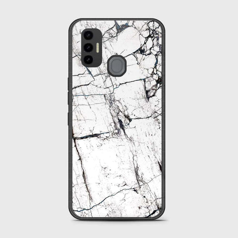 Tecno Spark 7 Cover- White Marble Series 2 - HQ Premium Shine Durable Shatterproof Case