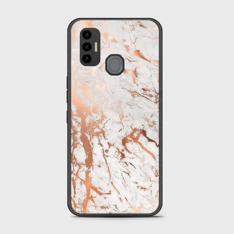 Tecno Spark 7T Cover- White Marble Series 2 - HQ Premium Shine Durable Shatterproof Case