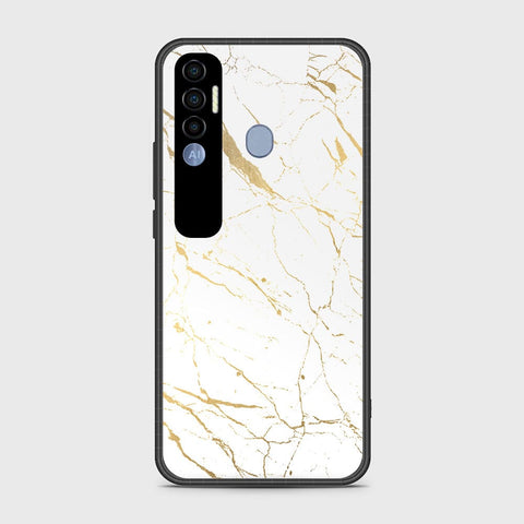 Tecno Spark 7 Pro Cover- White Marble Series 2 - HQ Premium Shine Durable Shatterproof Case