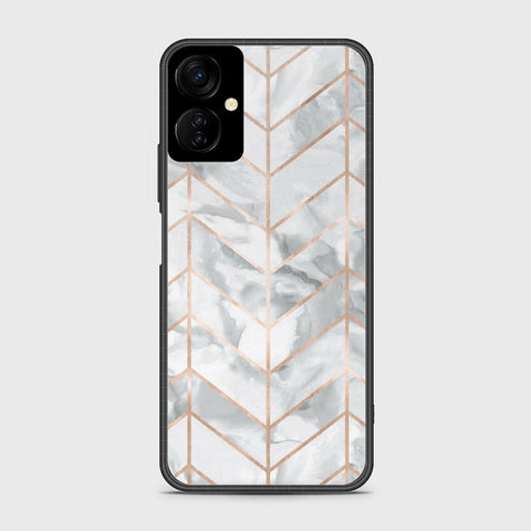 Tecno Spark 9T  Cover- White Marble Series 2 - HQ Premium Shine Durable Shatterproof Case