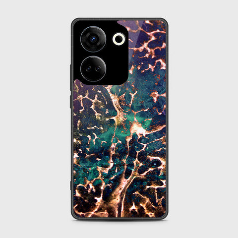 Tecno Camon 20 Pro  Cover- Colorful Marble Series - HQ Premium Shine Durable Shatterproof Case