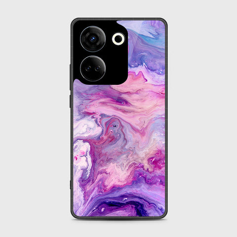 Tecno Camon 20 Pro  Cover- Colorful Marble Series - HQ Premium Shine Durable Shatterproof Case