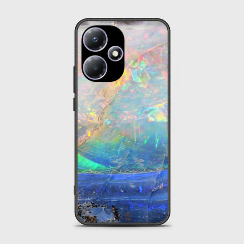 Infinix Hot 30 Play  Cover- Colorful Marble Series - HQ Premium Shine Durable Shatterproof Case