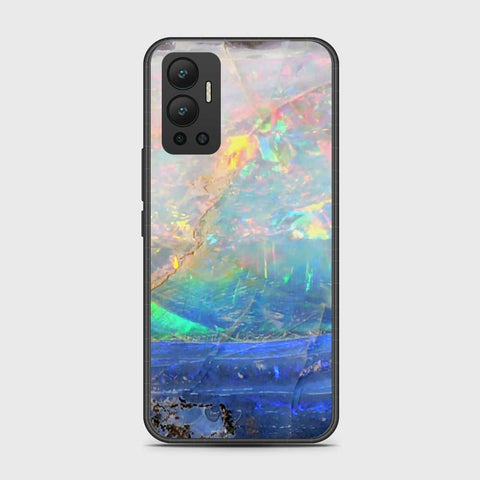 Infinix Hot 12 Cover- Colorful Marble Series - HQ Premium Shine Durable Shatterproof Case