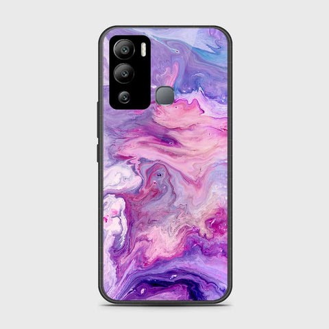 Infinix Hot 12i Cover- Colorful Marble Series - HQ Premium Shine Durable Shatterproof Case