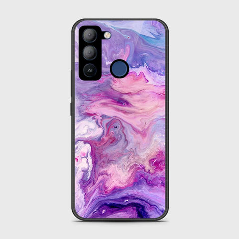 Tecno Pop 5 LTE Cover- Colorful Marble Series - HQ Premium Shine Durable Shatterproof Case