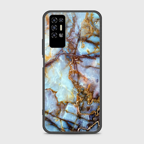 Tecno Pova 2 Cover- Colorful Marble Series - HQ Ultra Shine Premium Infinity Glass Soft Silicon Borders CaseHQ Premium Shine Durable Shatterproof Case