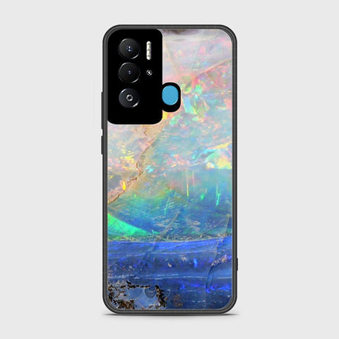 Tecno Pova Neo Cover- Colorful Marble Series - HQ Ultra Shine Premium Infinity Glass Soft Silicon Borders Case