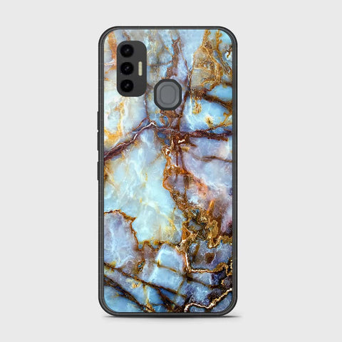 Tecno Spark 7 Cover- Colorful Marble Series - HQ Premium Shine Durable Shatterproof Case