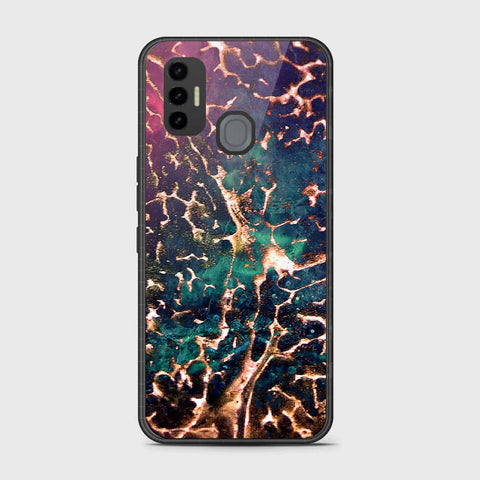 Tecno Spark 7 Cover- Colorful Marble Series - HQ Premium Shine Durable Shatterproof Case