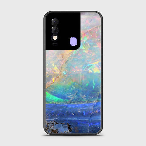 Tecno Spark 8 Cover- Colorful Marble Series - HQ Premium Shine Durable Shatterproof Case