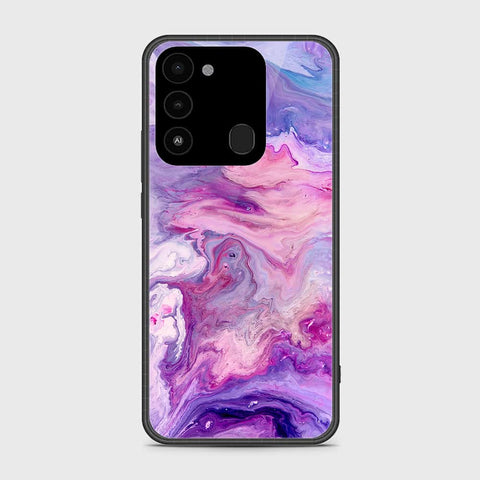 Tecno Spark 8C Cover- Colorful Marble Series - HQ Premium Shine Durable Shatterproof Case