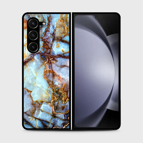 Samsung Galaxy Z Fold 5 5G  Cover- Colorful Marble Series - HQ Premium Shine Durable Shatterproof Case