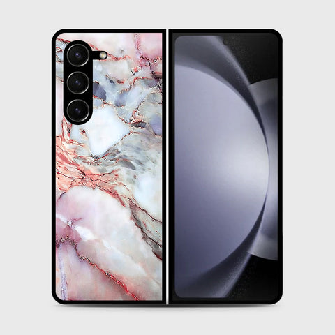 Samsung Galaxy Z Fold 5 5G  Cover- Colorful Marble Series - HQ Premium Shine Durable Shatterproof Case