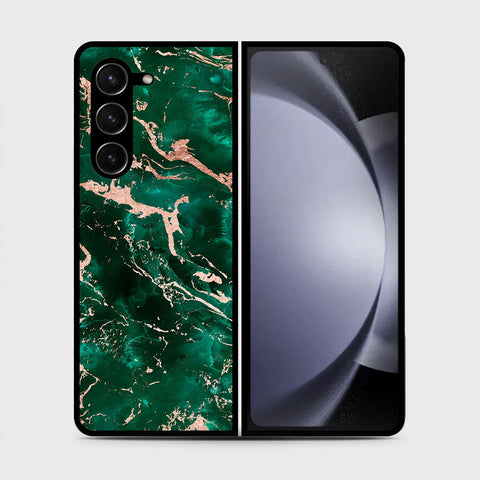 Samsung Galaxy Z Fold 5 5G  Cover- Colorful Marble Series - HQ Premium Shine Durable Shatterproof Case