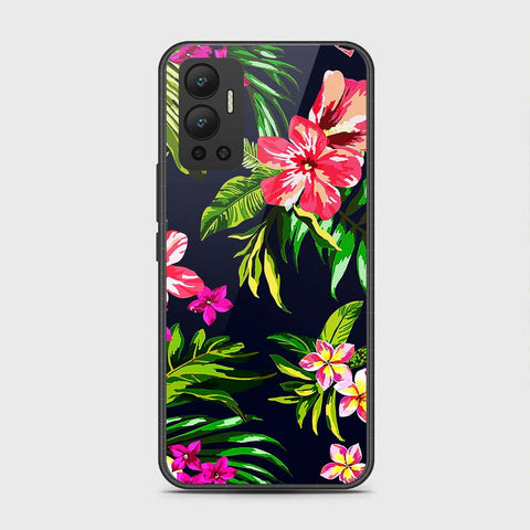 Infinix Hot 12 Cover- Floral Series - HQ Premium Shine Durable Shatterproof Case