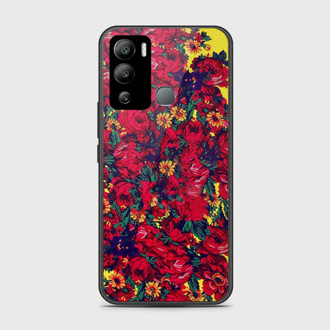 Infinix Hot 12i Cover- Floral Series - HQ Premium Shine Durable Shatterproof Case