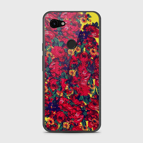 Google Pixel 3a XL Cover- Floral Series - HQ Premium Shine Durable Shatterproof Case