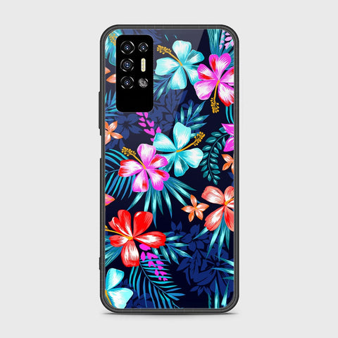 Tecno Pova 2 Cover- Floral Series - HQ Premium Shine Durable Shatterproof Case