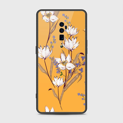 Oppo Reno 10x Zoom Cover- Floral Series - HQ Premium Shine Durable Shatterproof Case - Soft Silicon Borders