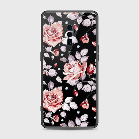 Oppo Reno 10x Zoom Cover- Floral Series - HQ Premium Shine Durable Shatterproof Case - Soft Silicon Borders