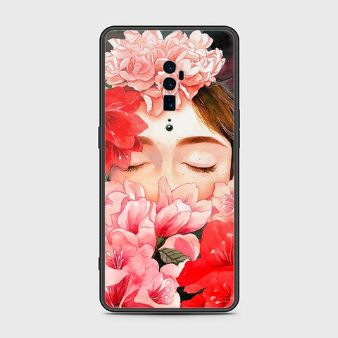 Oppo Reno 10x Zoom Cover- Floral Series - HQ Premium Shine Durable Shatterproof Case - Soft Silicon Borders