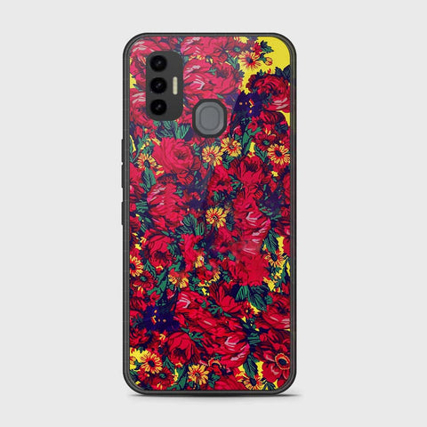 Tecno Spark 7 Cover- Floral Series - HQ Premium Shine Durable Shatterproof Case