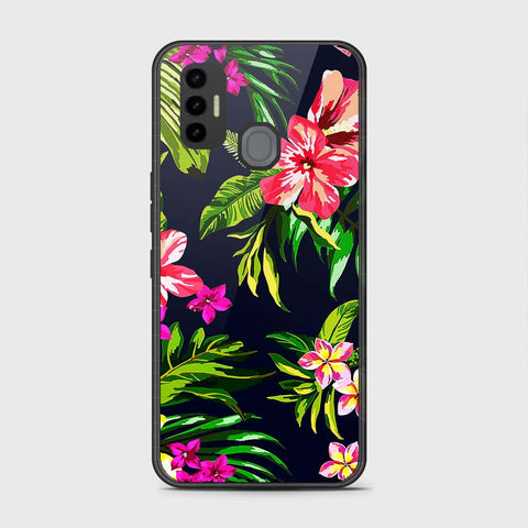 Tecno Spark 7 Cover- Floral Series - HQ Premium Shine Durable Shatterproof Case