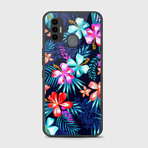 Tecno Spark 7 Cover- Floral Series - HQ Premium Shine Durable Shatterproof Case