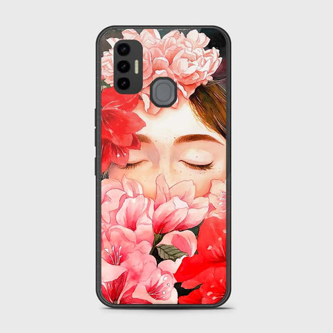 Tecno Spark 7T Cover- Floral Series - HQ Premium Shine Durable Shatterproof Case