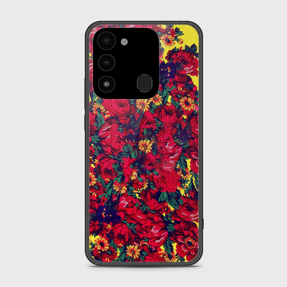 Tecno Spark Go 2022 Cover- Floral Series - HQ Premium Shine Durable Shatterproof Case