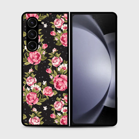 Samsung Galaxy Z Fold 5 5G  Cover- Floral Series - HQ Premium Shine Durable Shatterproof Case