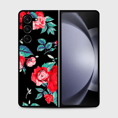 Samsung Galaxy Z Fold 5 5G  Cover- Floral Series - HQ Premium Shine Durable Shatterproof Case