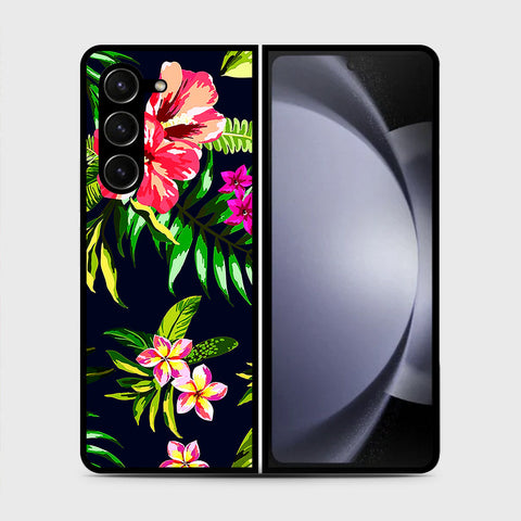 Samsung Galaxy Z Fold 5 5G  Cover- Floral Series - HQ Premium Shine Durable Shatterproof Case