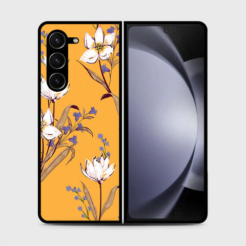 Samsung Galaxy Z Fold 5 5G  Cover- Floral Series - HQ Premium Shine Durable Shatterproof Case