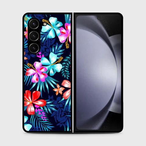 Samsung Galaxy Z Fold 5 5G  Cover- Floral Series - HQ Premium Shine Durable Shatterproof Case