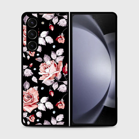 Samsung Galaxy Z Fold 5 5G  Cover- Floral Series - HQ Premium Shine Durable Shatterproof Case