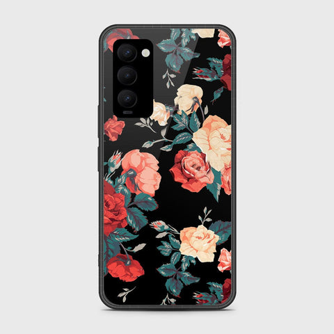 Tecno Camon 18T Cover- Floral Series 2 - HQ Premium Shine Durable Shatterproof Case - Soft Silicon Borders