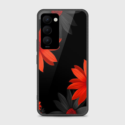 Tecno Camon 18 Premier Cover- Floral Series 2 - HQ Ultra Shine Premium Infinity Glass Soft Silicon Borders Case