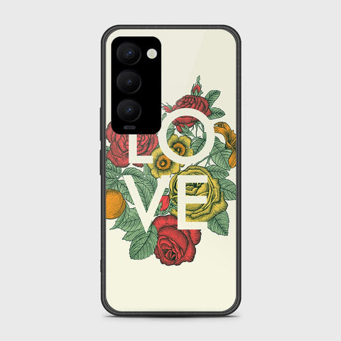 Tecno Camon 18 Premier Cover- Floral Series 2 - HQ Ultra Shine Premium Infinity Glass Soft Silicon Borders Case