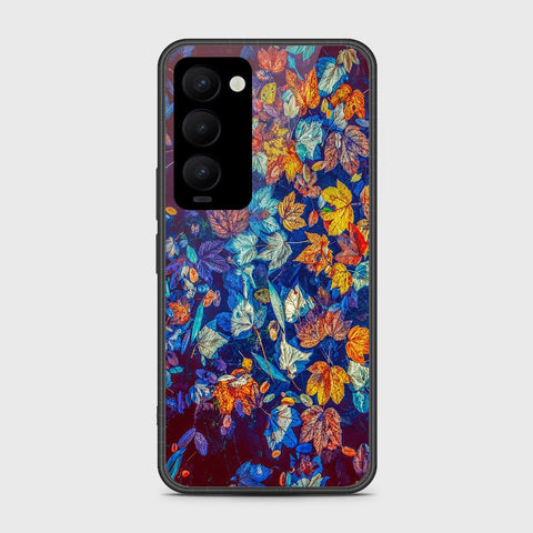 Tecno Camon 18 Premier Cover- Floral Series 2 - HQ Ultra Shine Premium Infinity Glass Soft Silicon Borders Case