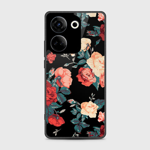 Tecno Camon 20 Pro  Cover- Floral Series 2 - HQ Premium Shine Durable Shatterproof Case