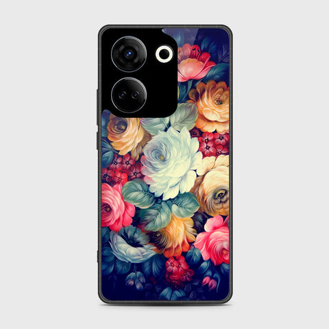 Tecno Camon 20 Pro  Cover- Floral Series 2 - HQ Premium Shine Durable Shatterproof Case