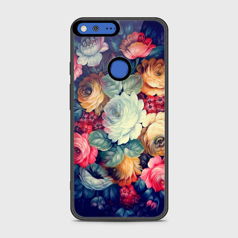 Google Pixel Cover- Floral Series 2 - HQ Premium Shine Durable Shatterproof Case